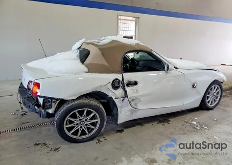 2003 BMW Z4 2.5 z USA, uszkodzony, nr VIN 4USBT33403LS47483